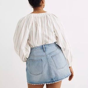 Madewell Denim Mini Skirt